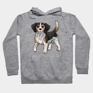 Dog - Queen Elizabeth Pocket Beagle - Blue Tick Hoodie